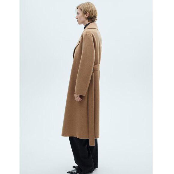 NWOT Mango MNG Handmade Wool Coat, Size S, $230 - Picture 3 of 11